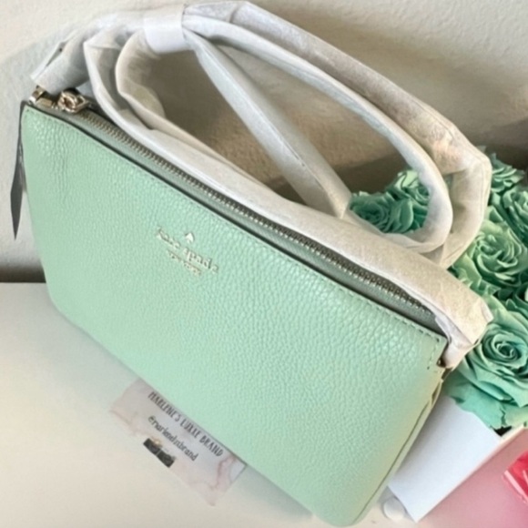 kate spade Handbags - Kate Spade Mint Green Leather Shoulder Bag NEW WITH TAGS $389